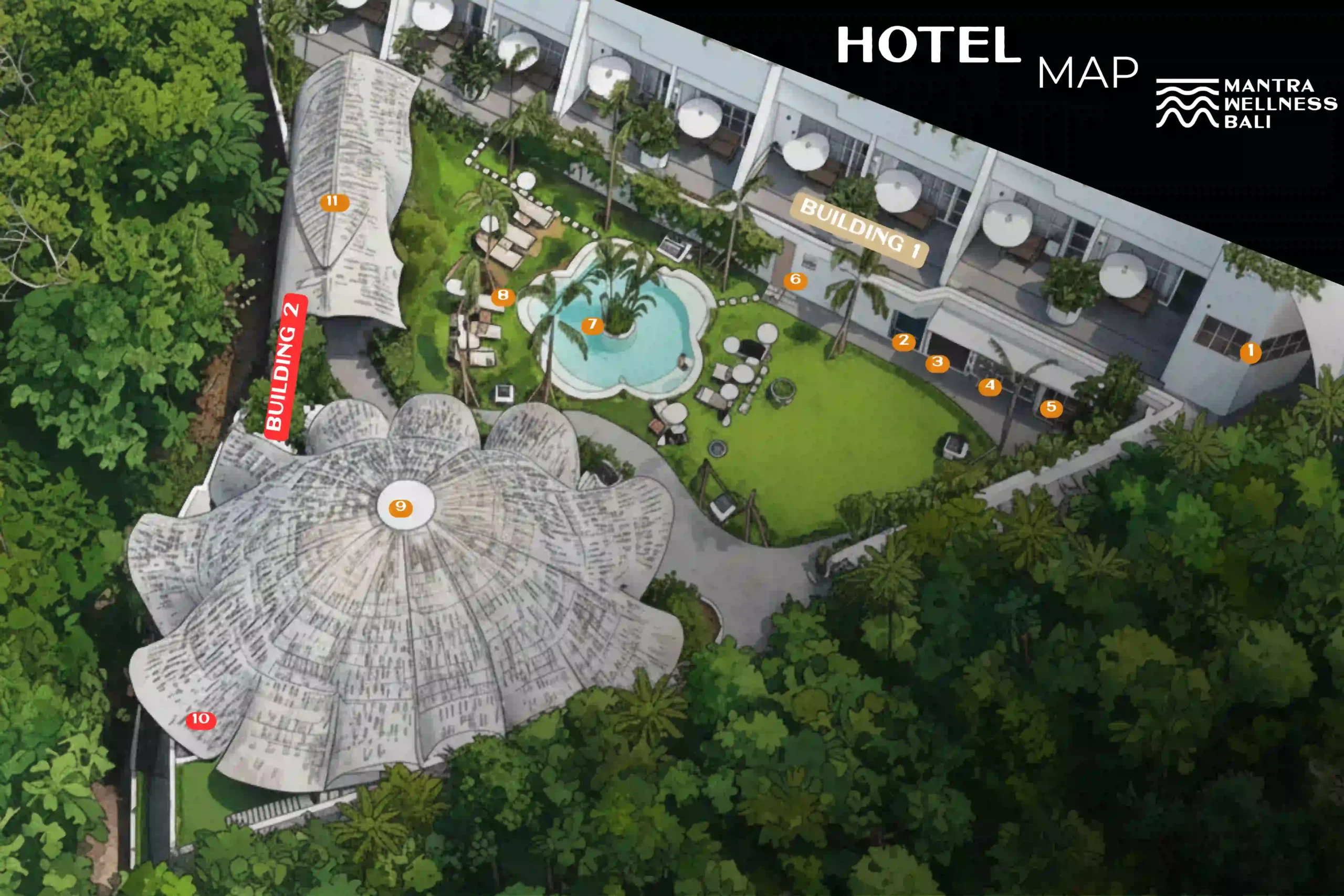Mantra Wellness Bali HotelMap
